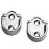 Clothes Tube Support Tube Round End Wall Mount Wardrobe Rail Hanger