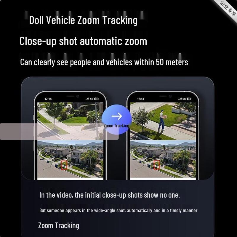 Kamera Bezpieczeństwa EZVIZ H80F 4MP Zewnętrzna Pełnokolorowa z Potrójnym Obiektywem (Wersja CN)