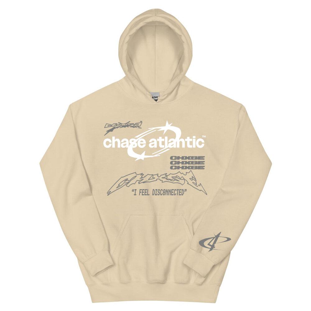 I FEEL DISCONNECTED HOODIE Chase Atlantic Band Grunge Sweatshirt Hip Hop Unisex Streetwear Autumn Fleece Hooded Pullovers Male