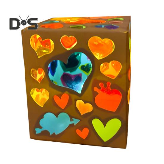 

Набор для изготовления фонарей своими руками, цветные целлофановые листы, набор материалов для изготовления фонарей своими руками для детского художественного проекта, подарок для друзей и детей D