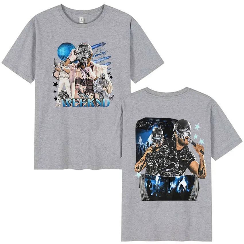 Rapper The Weeknd XO Album 2026 Tour Concert TShirt  Mens Hip Hop Gothic Vintage 100 Cotton Short Sleeve TShirt
