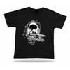 Street Sigle Skeleton Monster Knife Awesome Modern Tshirt Design Apparel Tee
