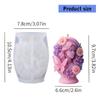 Food Grade Silicone Mould with Butterfly Girl Designs for Candle Making Craft Projects