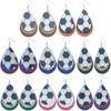 Baseball Basketball Football Volleyball Leather Earrings Sports Wind Cup Ball Earrings Accessories
