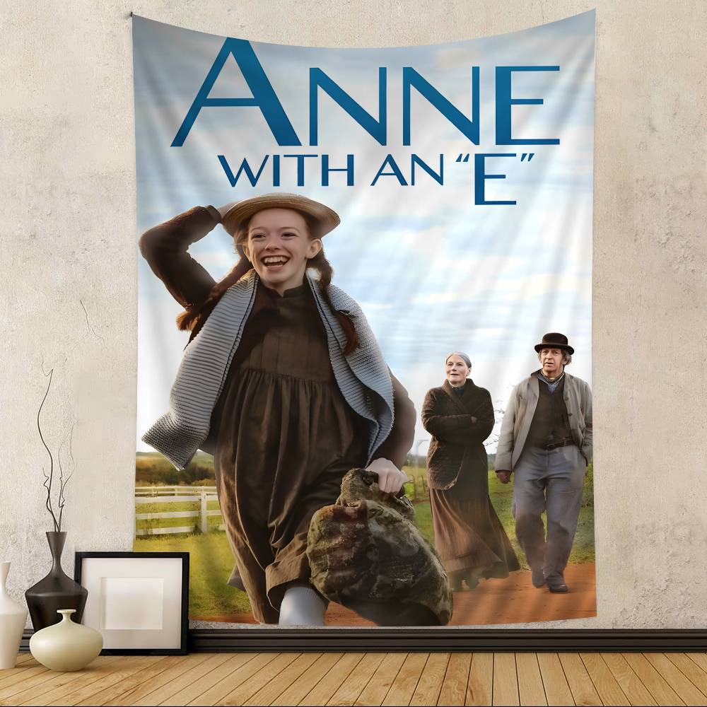 Anne With An E Anime Tapestry Art Printing Japanese Wall Tapestry Anime Wall Hanging Home Decor