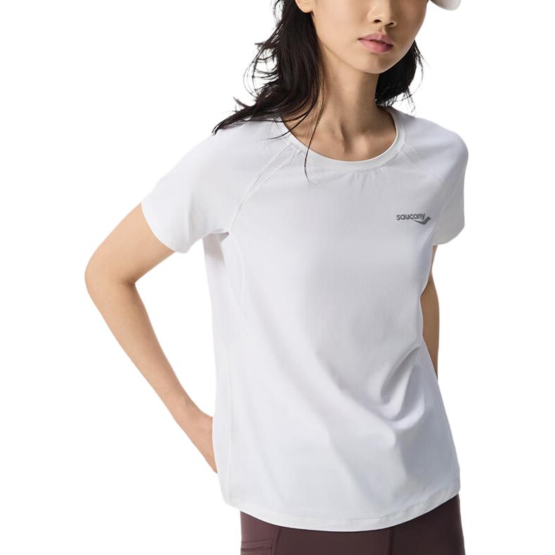 Saucony Pullover Round Neck Comfortable Short Sleeve T-Shirt Women tops SA1269ST32T-WT002