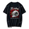 Unisex Turbo TShirt Turbocharger Skull Graphic Print Short Sleeve Crew Neck Car Enthusiast Mechanic Streetwear Casual Tops