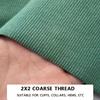 Cotton Rib Knitted Fabric Medium Thick Collar Sweater Cuffs Hem Stretch Thread Closure