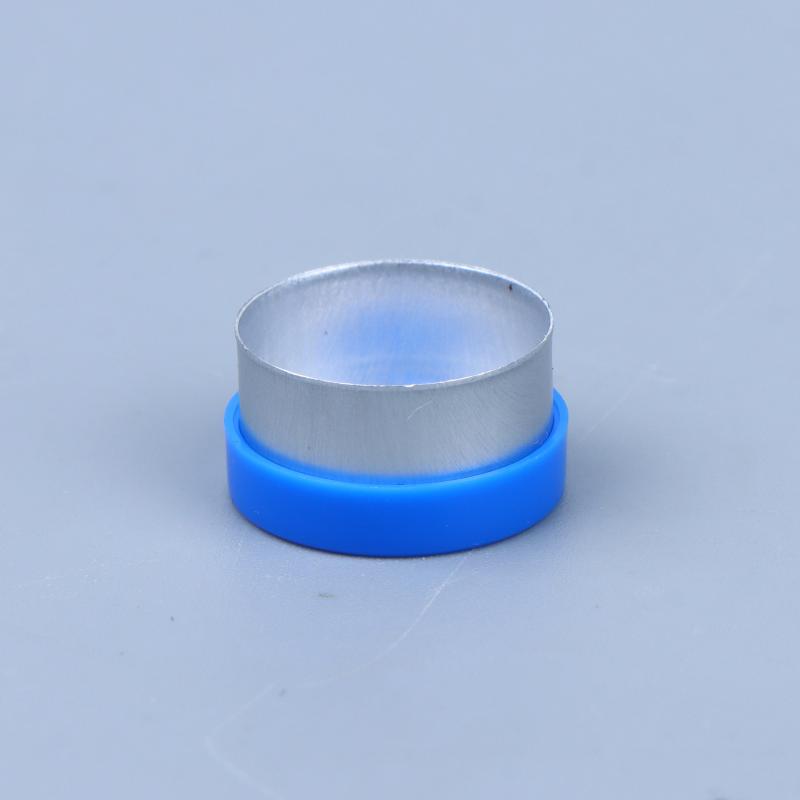 100 stk Flipp-av Kapsel Glassampulle Aluminiumskapsel OD 13 mm Medisinsk Flaskekork Flasketopp Forseglet Aluminium-Plast Kombinasjonskapsel