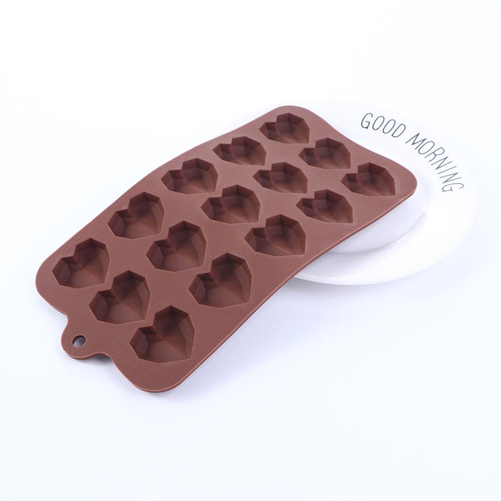 Mould Chocolate Handmade Bakeware Candle Heart Molds Cake Decorations Fondant Tool Chocolate Mold