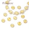 12MM*12MM Spacer Beads 18K Gold Plated Brass with Zircon Bead Separator For Beads Bracelets Accessories DIY Jewelry Making