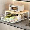 Keukenwerkblad Organizer – Multifunctioneel Plaat voor Magnetron, Kruiden, Koffiezetapparaat & Printer