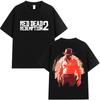 Classic Red Dead Redemption 2 Graphic Tshirt Men Women Casual Oversized Shirt Breathable High Quality Cotton Tshirt Streetwear