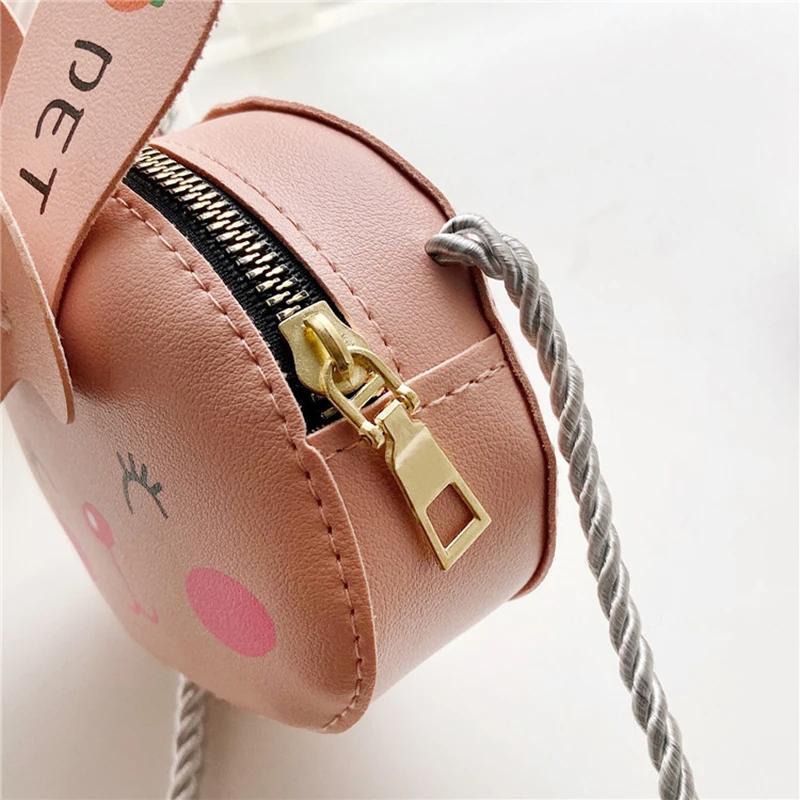 Kids Baby Girls Boys Cartoon Animal Bag Crossbody Design Purse Handbags Bags PU Leather Cute rabbit Snap Shoulder Bag 2025 Gift