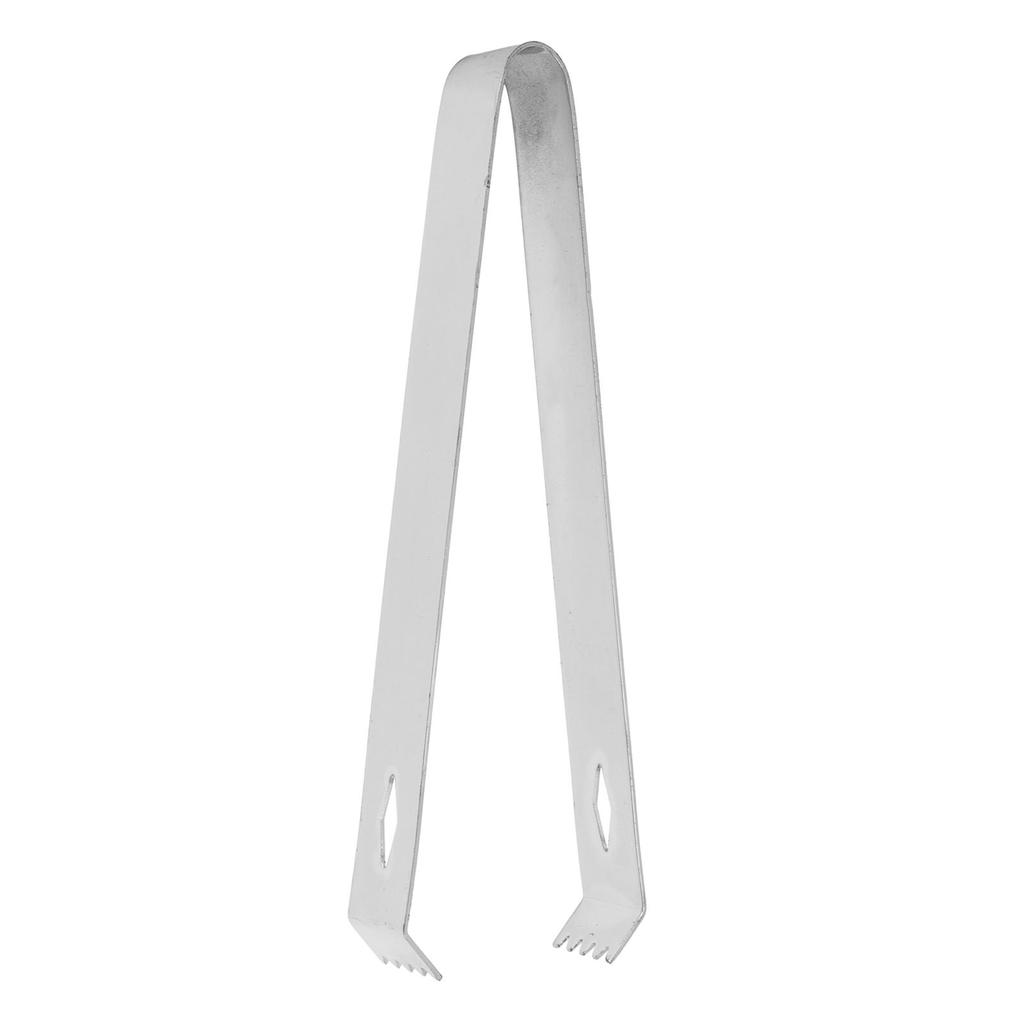 Cocktail Tong Thickened Rhombus Stainless Steel Food Ice Sugar Cube Tong for Bar