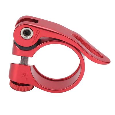 Aluminum Alloy Quick Release Seat Clamp for Road and Mountain Bicycle for XTC68 31.8mm(Red )