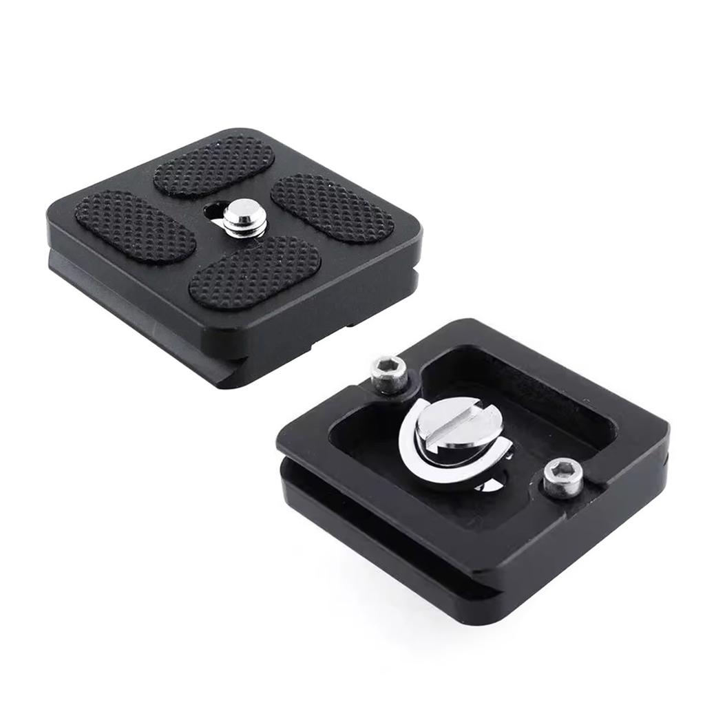 Aluminum Quick Release Clamp Plate Tripod Monopod Mount Adapter Dslr Camera Plate 1/4inch Screw for Camera Videographers