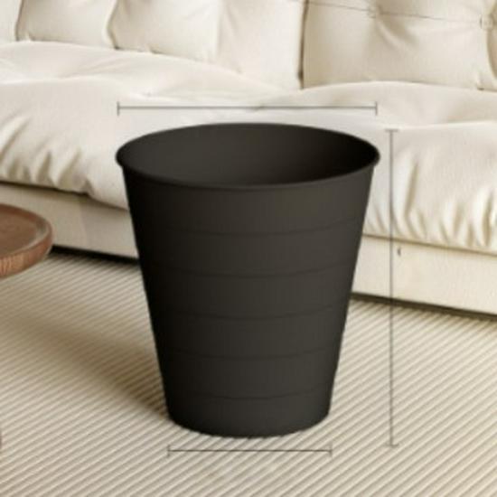 

Spiral Trash Can: Lidless, Simple Round Design for Home, Living Room, Bedroom, and Bathroom