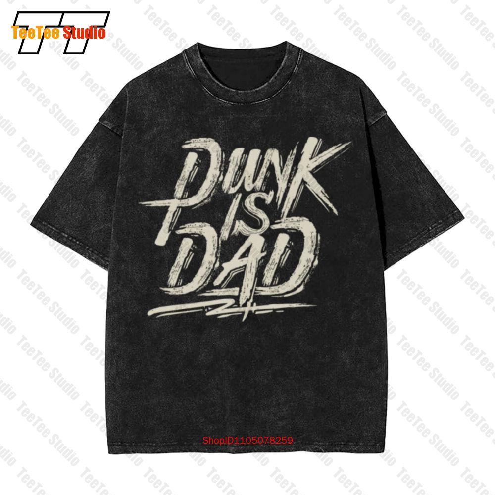 Punk Is Dad Fathers Day Vintage Oversized TShirt VD S