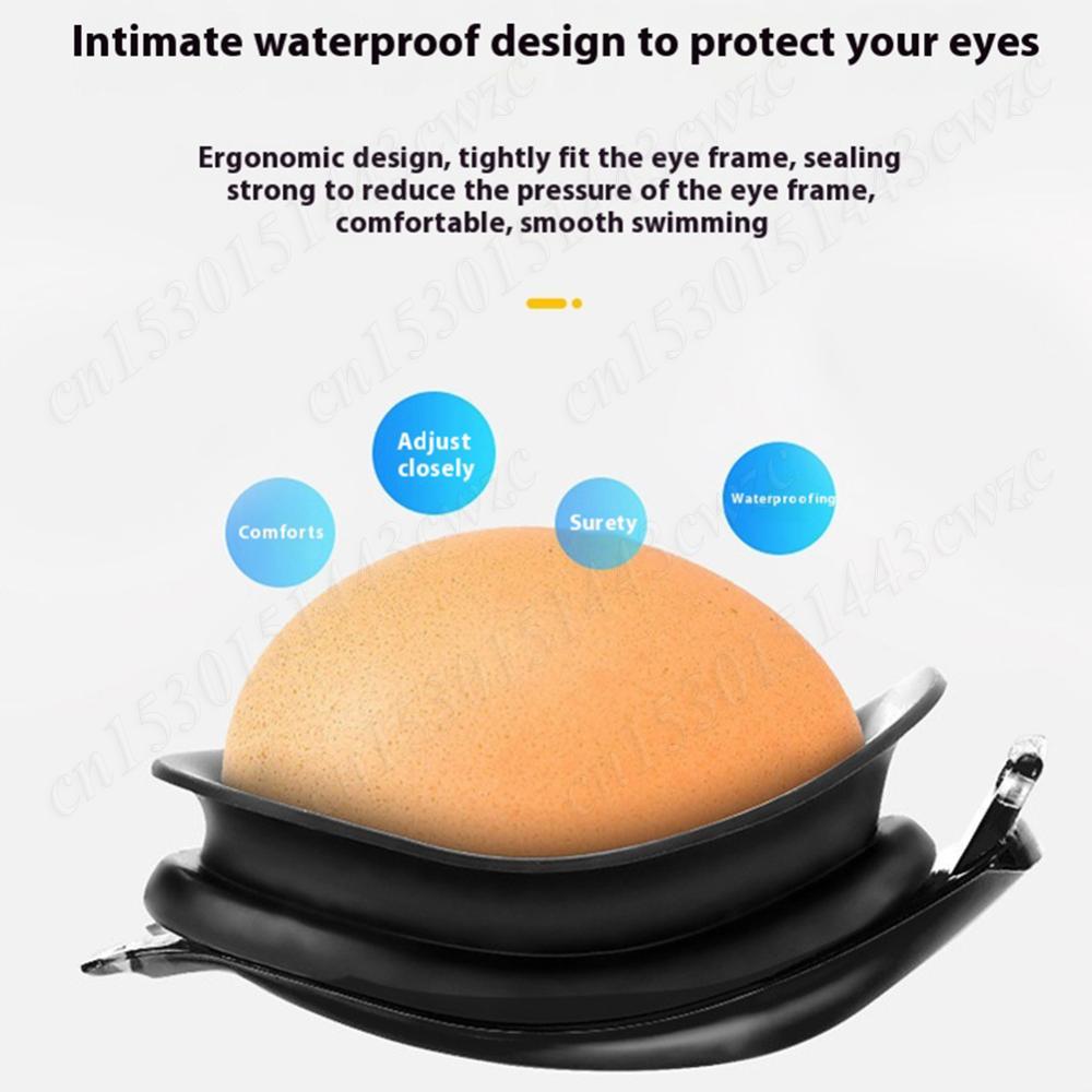 Men/Women Swimming Goggles Wide Vision UV Protection Professional Pool Eyewear Anti Fog Clear View Swim Goggles for Adults Youth