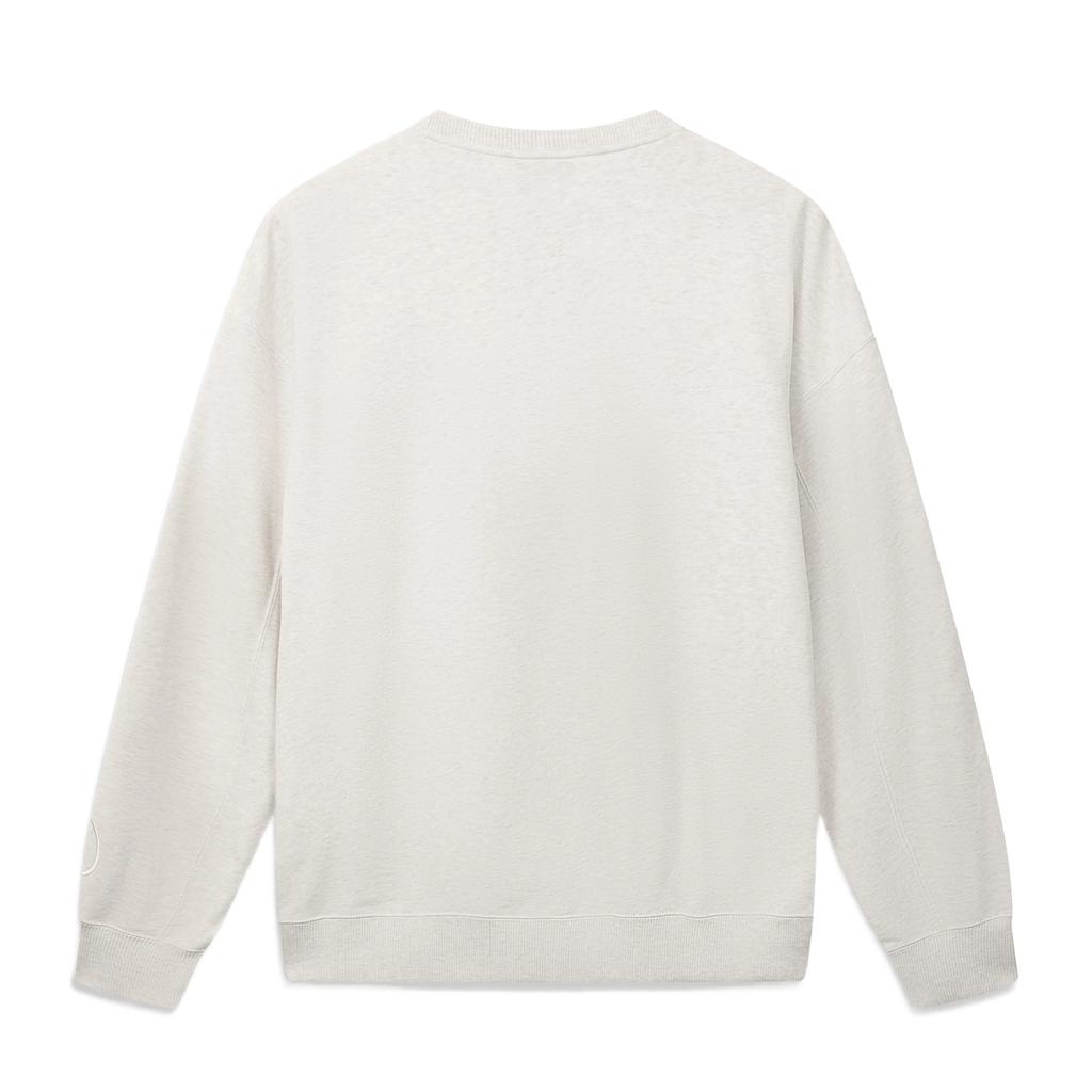Li Ning Wade Crew Neck Long Sleeve Pullover Sweatshirt Men Sweatshirt AWDW291-4