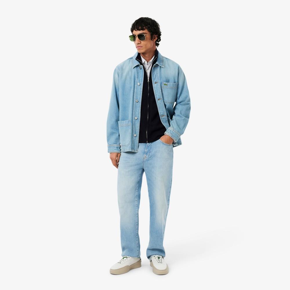 [Lacoste] Men's Wool Full-Zip Cardigan AH5181-55N166