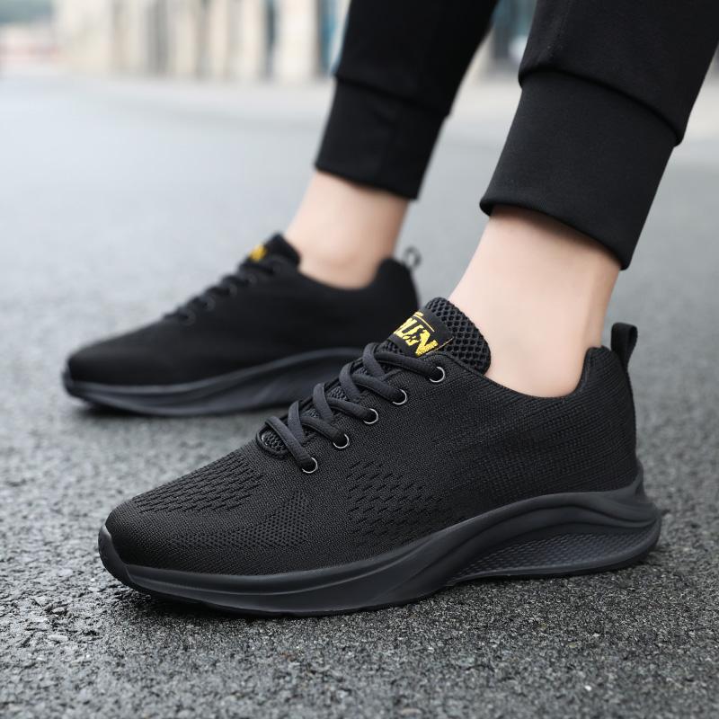 Sneakers Mens All Season Breathable Lightweight Shoes Comfy Anti-Skid Trendy Lace Closure  Walking Hiking Outdoor Sports Shoes