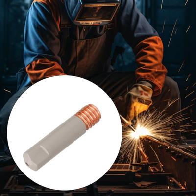 Copper Welding Contact Tip Coated Conductive Nozzle For 15AK MIG Torch Guns Replacement Welding Applications Accessories