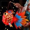 Paper Middle Autumn Festival Lantern Hand Made Mid Autumn Lotus Lantern  Women