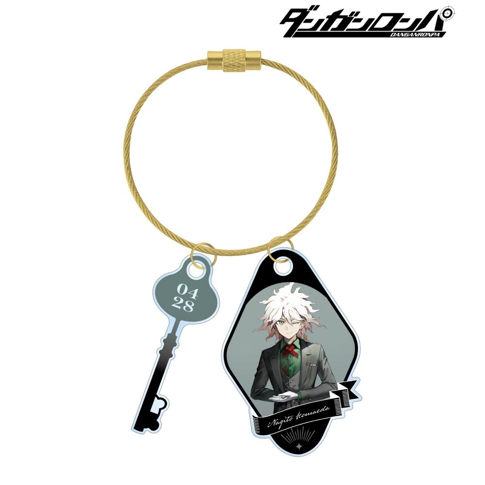 Danganronpa Danganronpa  Wata San Illustration Nagito Komaeda Maid   Butler Ver. 2 Acrylic Key Chain