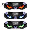 Auto Interior Night Lights Solar Devil Eyes Light for Windshield, Window Warning Sign with Three Smart Modes, Automotive Ambient Lighting Kits
