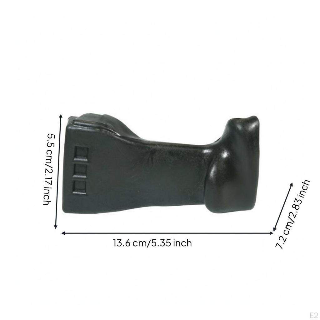 Tire Changer Bird Head Plate | Three Recessed Slots, Compact 136mm Length, goose head,