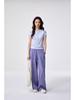 Women's Elegant Tencel Lyocell Henley Short Sleeve Slim Fit Top