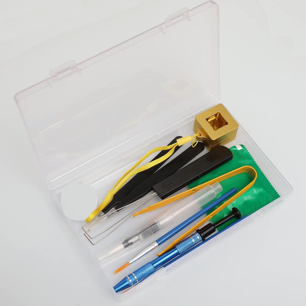 Panjshirv Keyboard Key Switch Tester Lubrication Kit Switch Tester Opener Acrylic Lube Station Removal Platform (Lube Tool)…