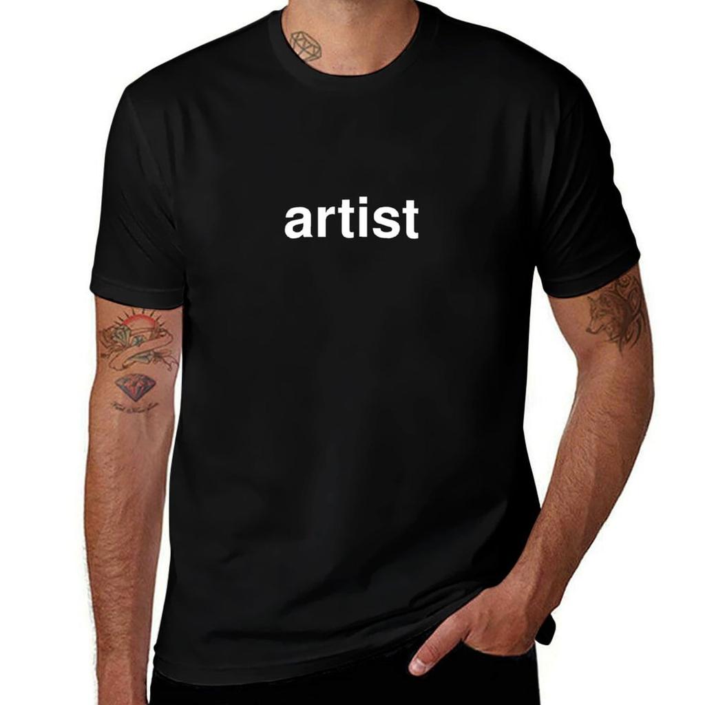 artist T-Shirt cotton t shirts man 100% t shirt man cotton g man t shirts for men T-Shirt