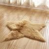 Machine Washable Modern Faux Fur Rug - Dirt-Resistant Living Room/Bedroom Mat