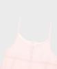 Alkialka Pleated Chiffon Mini Dress (Light Pink)