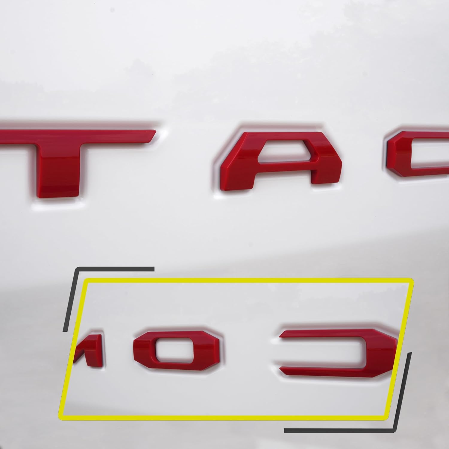 

Dedicated Toyota Tacoma 2024+ Tailgate 3D Letter Cover Emblem Car Sticker Design Car Accessories Sticker