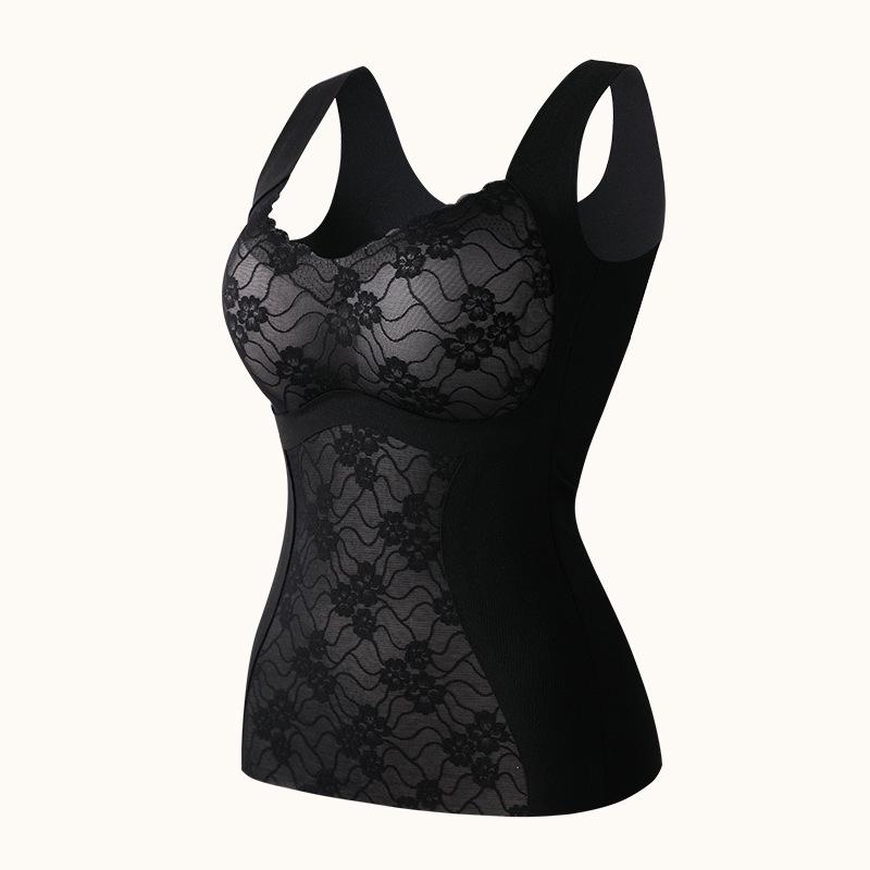 Women's 7A Antibacterial Velvet Padded Warm Vest - Winter Innerwear