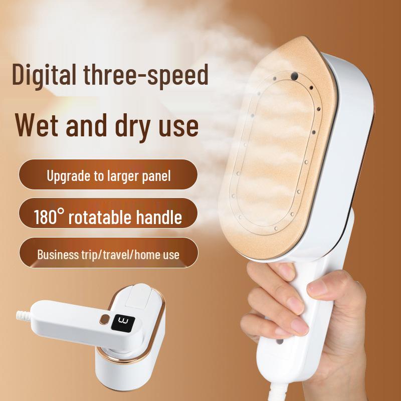 Spot Portable Mini Garment Steamer - Handheld Electric Iron for Home and Travel Use