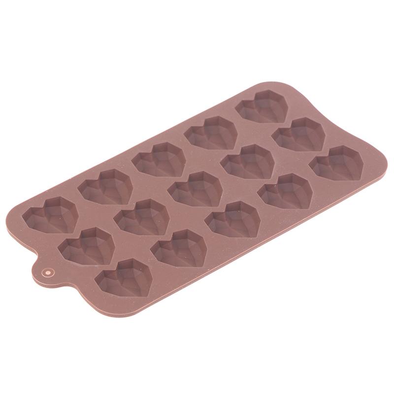 15 wnęk Mini forma do czekolady w kształcie serca Silikonowe formy do cukierków Gummy Jelly Mold