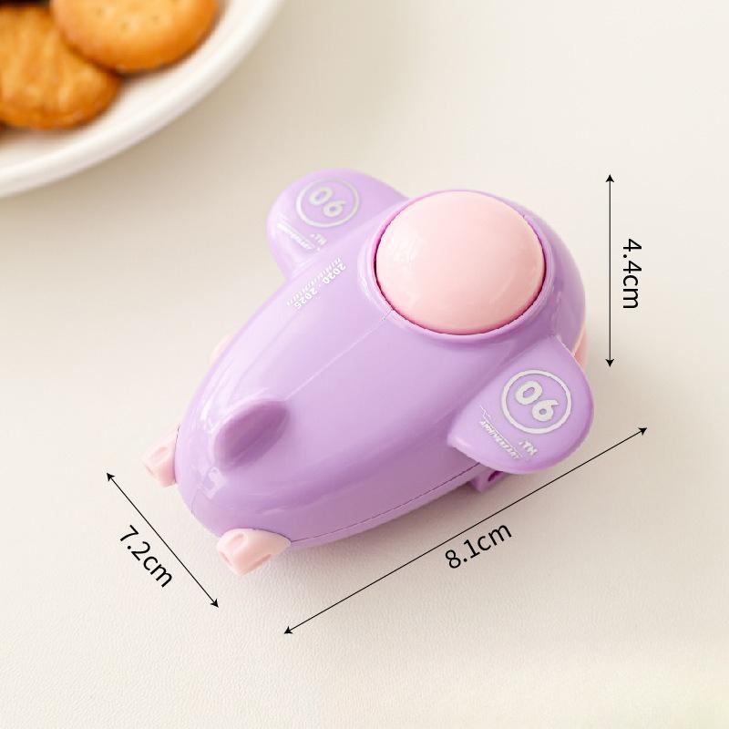 Cartoon Airplane Sealing Machine - Rechargeable Household Sealing Machine - Vacuum Sealing Machine for Snack Bags - Magnetic Attachment