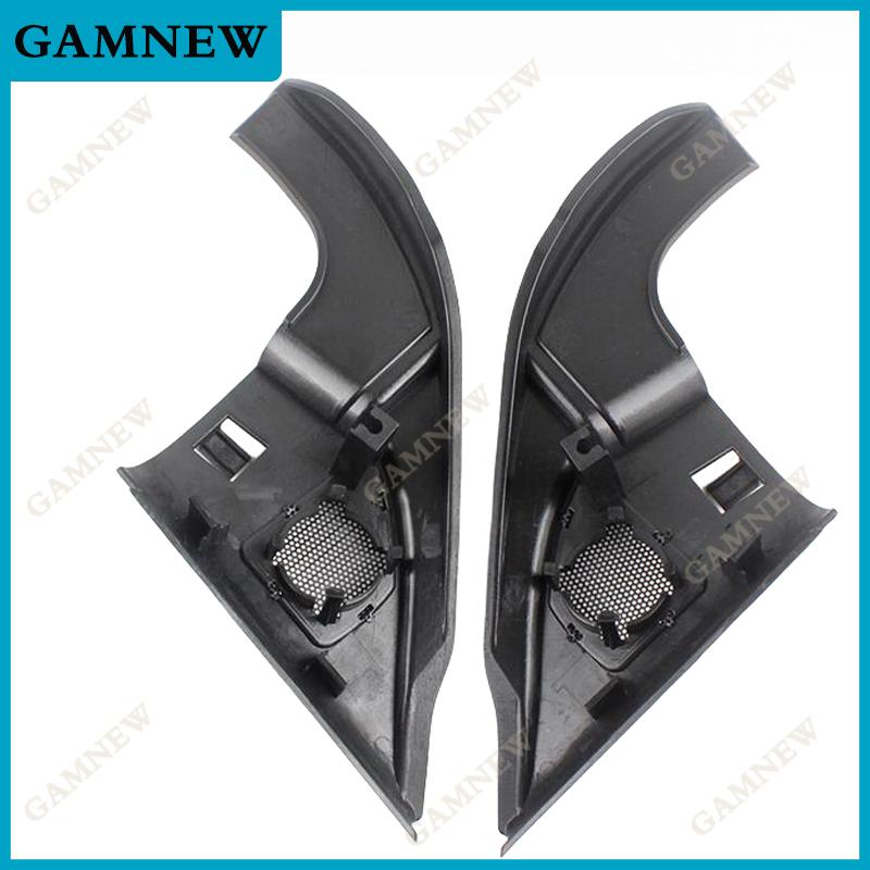 2PCS For Nissan Bluebird Sylphy Sentra 2006-2011 Car Tweeter Refitting Audio Door Angle Gum Speaker Cover Boxes Mounts