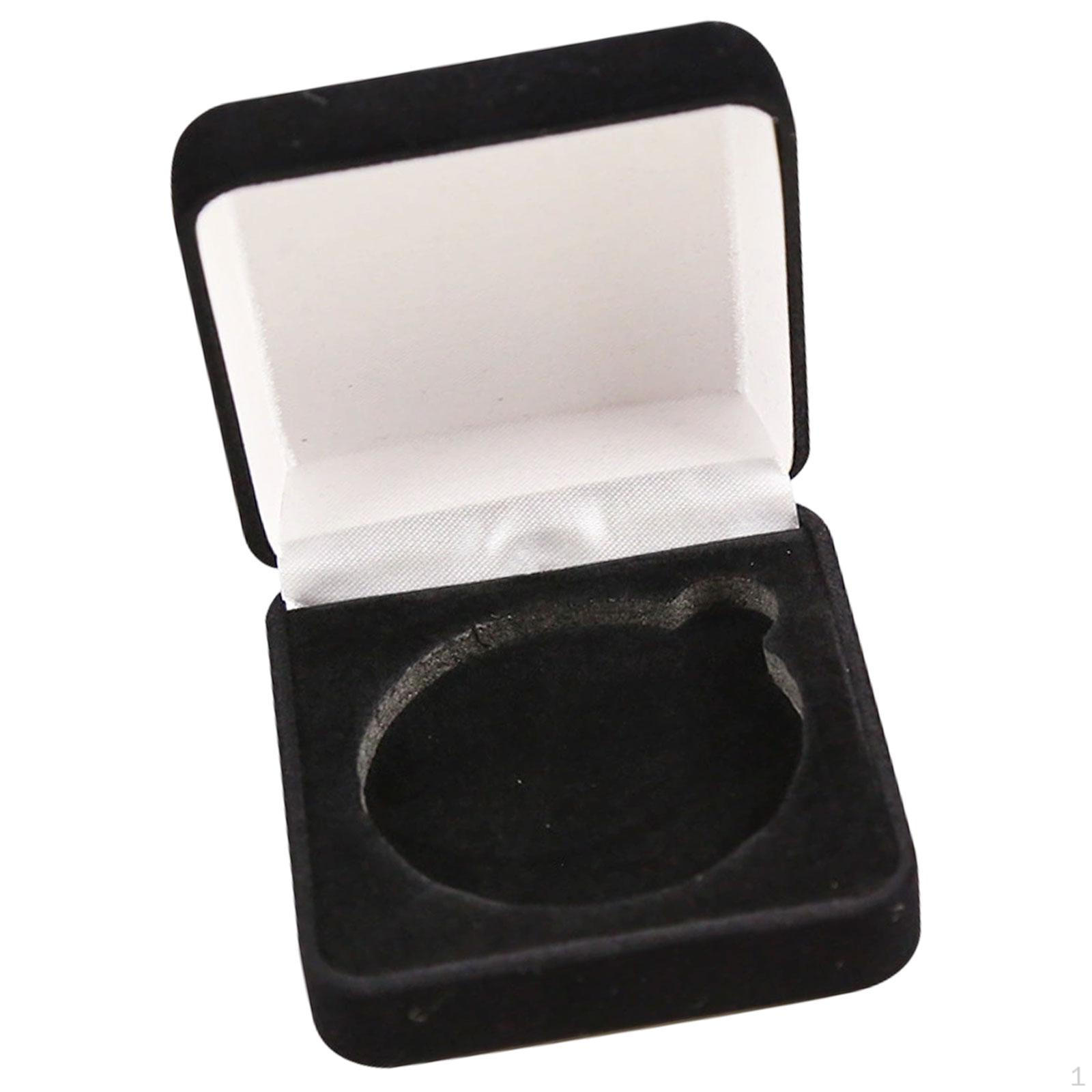 

Скринька для монет Challenge Пам ятний тримач Органайзер для подарунків Оксамитовий презентаційний дисплей чорний