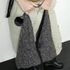 Fur Key Ring_Medium_Black