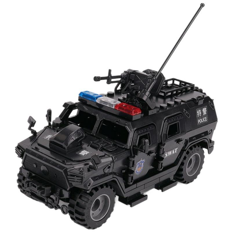 WW2 Military Humvee Jeep 2 Modes Armored Vehicle Army Car Building Blocks Bricks Classic Model Figure Moc Toys Boys Kids Gift