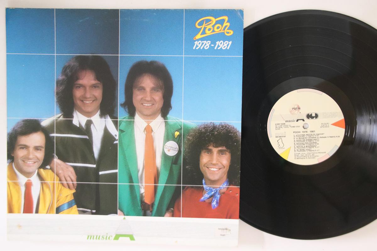

LP Record I POOH - 1978-1981 LSM1029 CGD 1981 Italy Rock Used