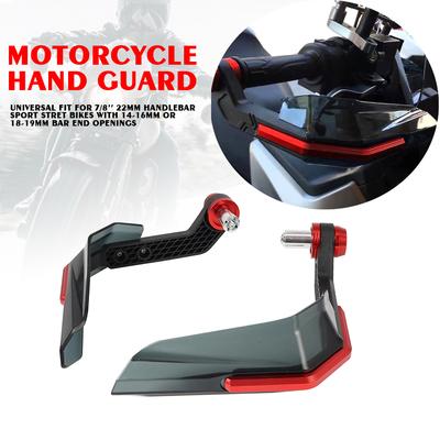 Protections de guidon universelles coupe-vent de 22 mm pour moto, scooter, VTT, vélo électrique, levier de frein avec renfort en aluminium