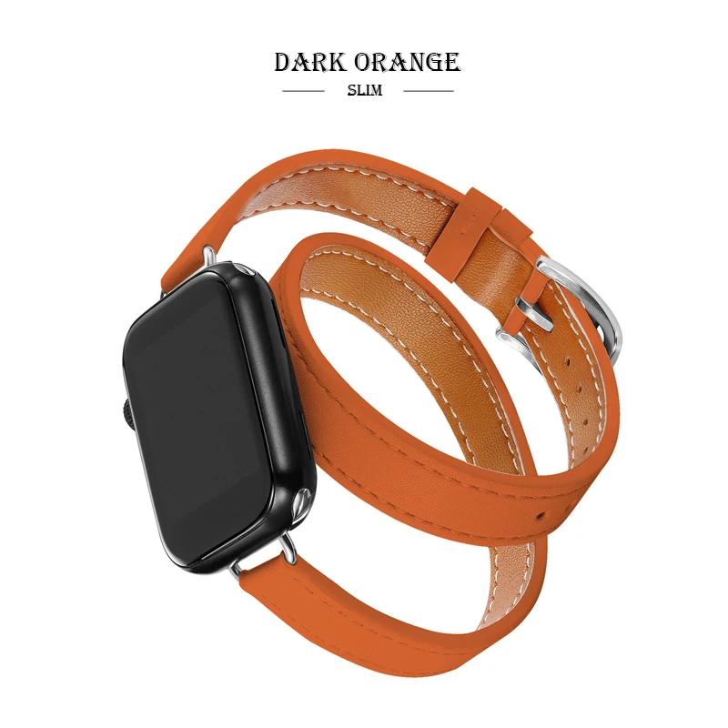 Leather Strap for Apple Watch Band 49mm 41mm 45mm 40mm 44mm Correa For IWatch Series 9 8 7 6 SE 5 4 Ultra 2 Replacement Bracelet