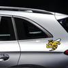 Waterdichte Statische Hechtende Autosticker Zonder Lijm Grappige Bloem Boze Wesp Decoratie Verwijderbare Autokunst Voor Achterbumper